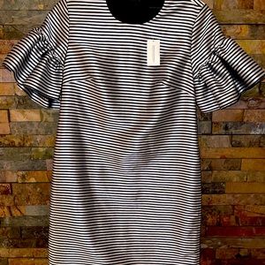 Size 0 Banana Republic Blue & White Stripes dress